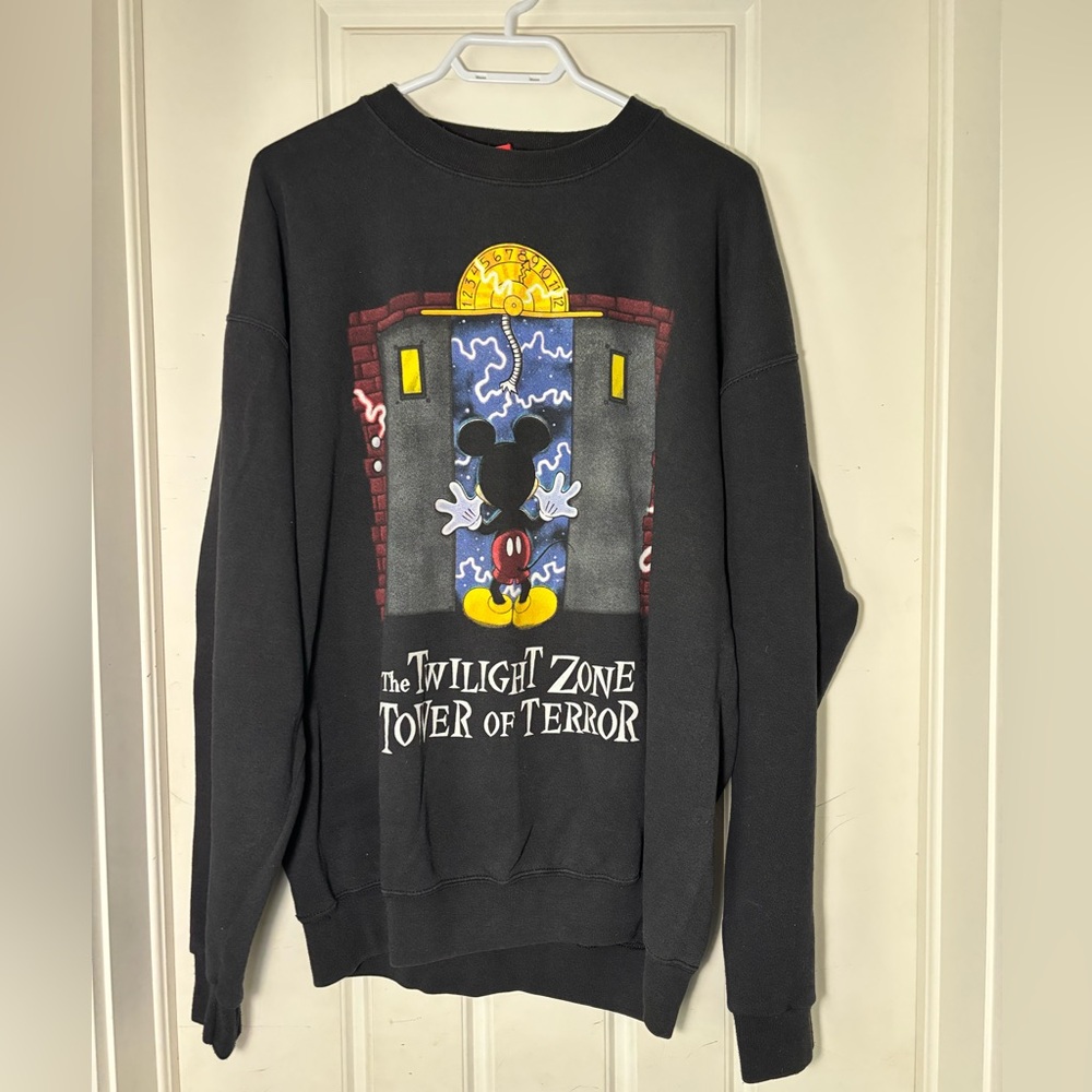 Disney × Mickey Mouse × Vintage 90s, The Twilight Zone Crewneck